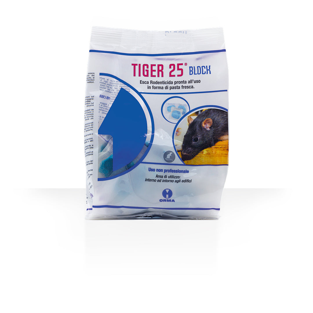 TiGER 25 BLOCK - Brodifacoum 0,0025%