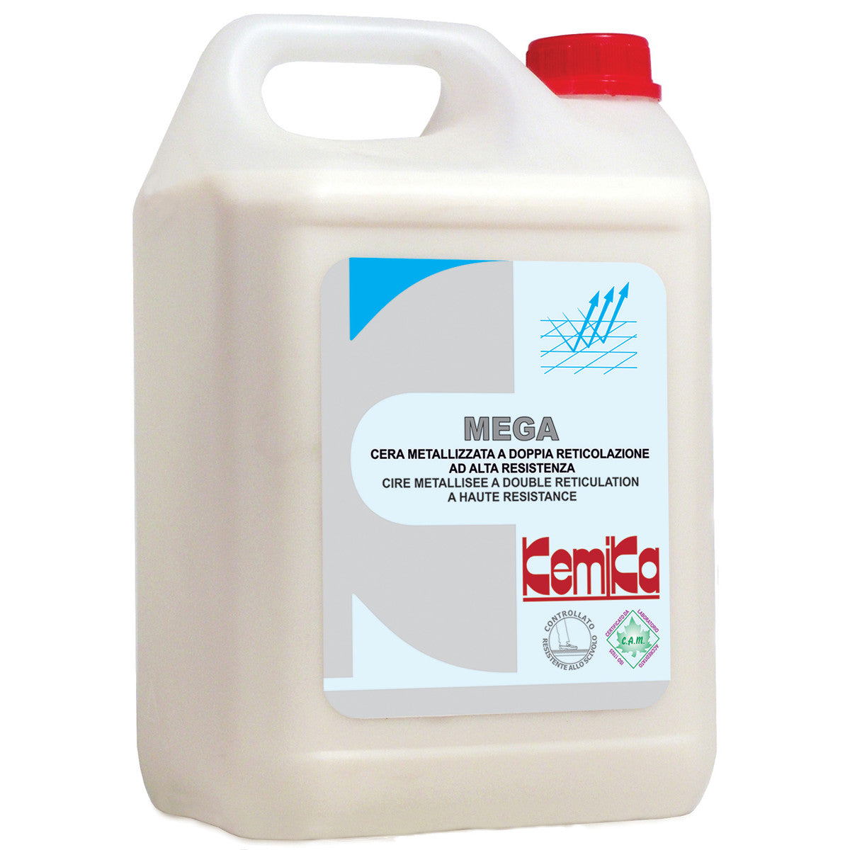 MEGA KEMIKA – Cera Metallizzata a Doppia Reticolazione per Pavimenti