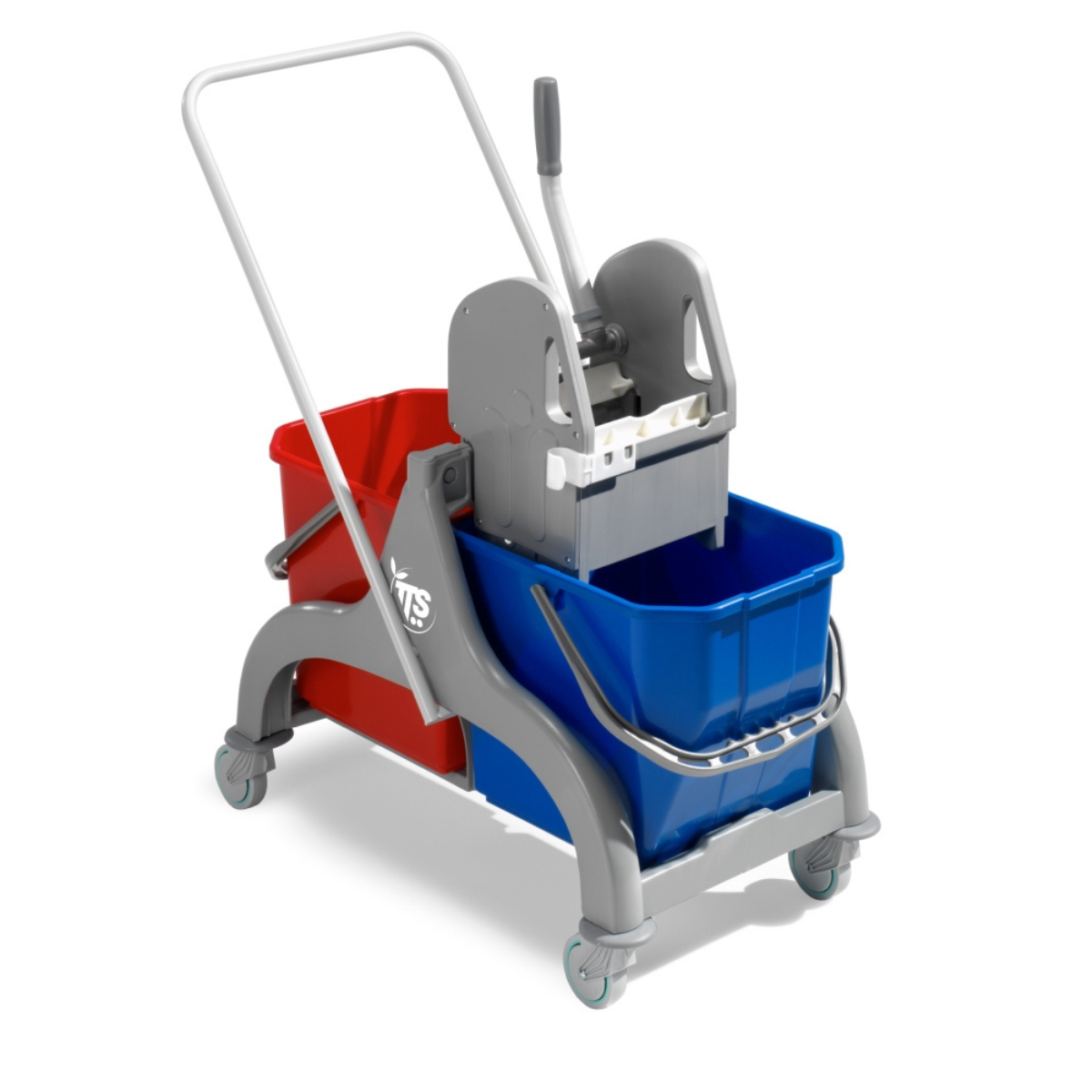 Carrello TTS Nick Light Doppio – Doppia Vasca con Strizzatore Professionale