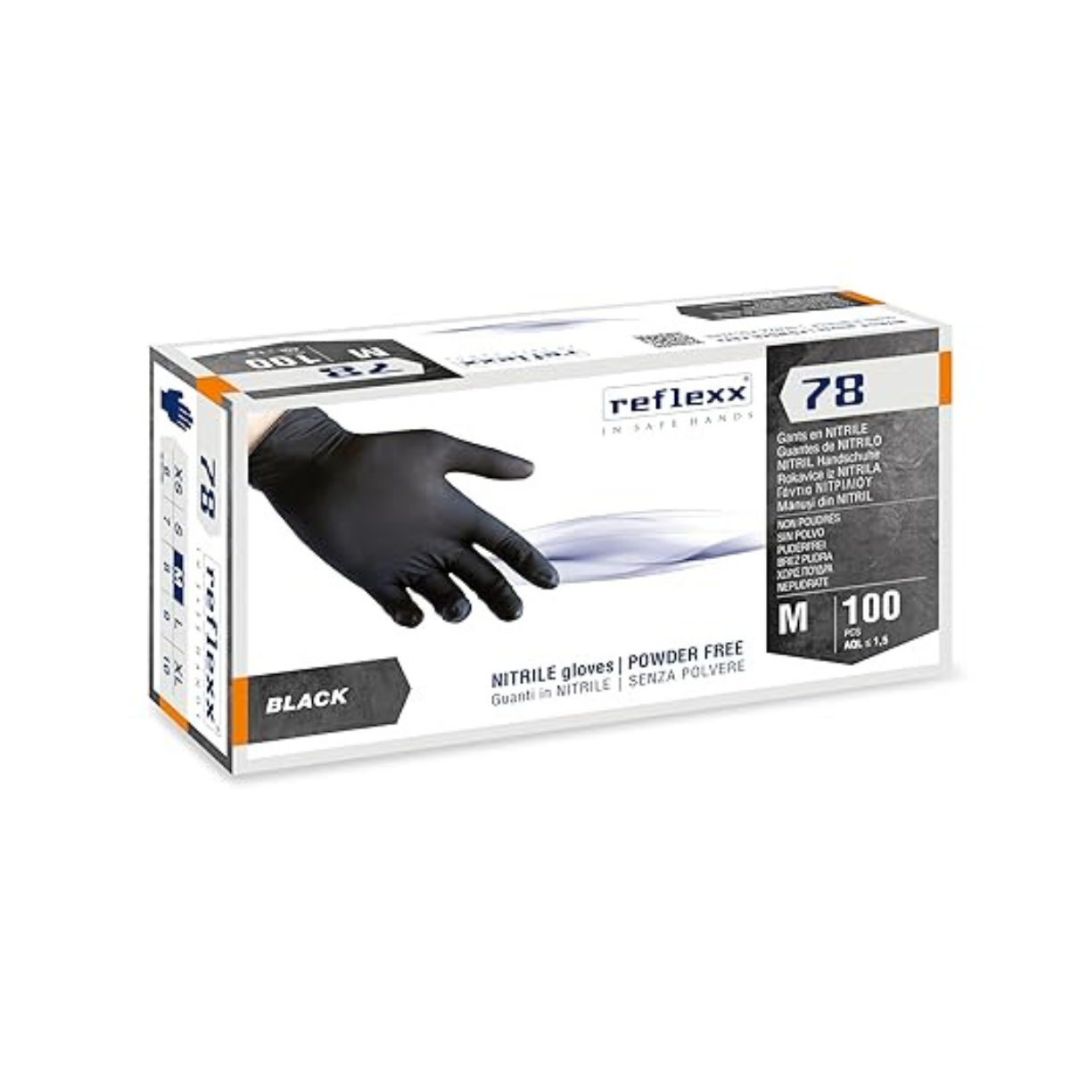 Reflexx 78 Nero – Guanto in Nitrile Best Value