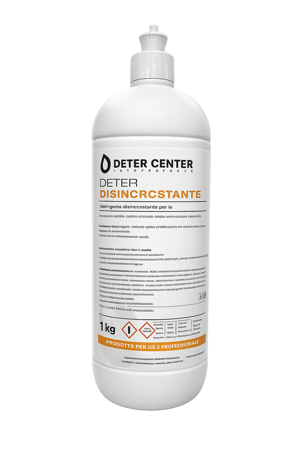 DETER Disincrostante WC – Detergente Acido in Gel per Pulizia Quotidiana