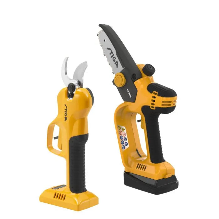 STIGA SP 100e Kit – Forbici SC 100e + Potatore PR 100e con Batteria ePower 20V