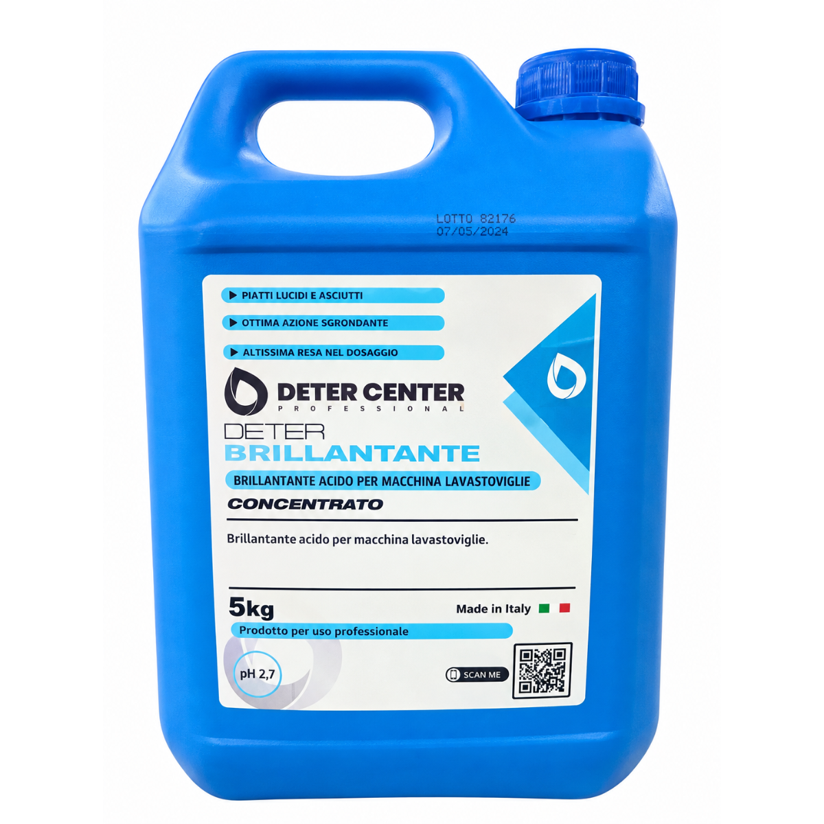 DETER BRILLANTANTE – Brillantante Concentrato per Lavastoviglie