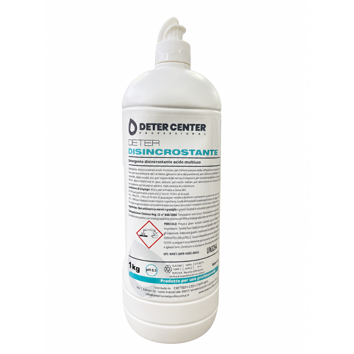 DETER DISINCROSTANTE – Detergente Disincrostante Acido Multiuso