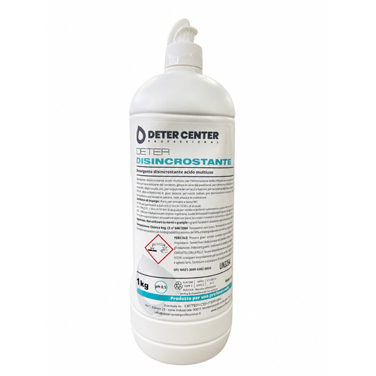 DETER DISINCROSTANTE – Detergente Disincrostante Acido Multiuso
