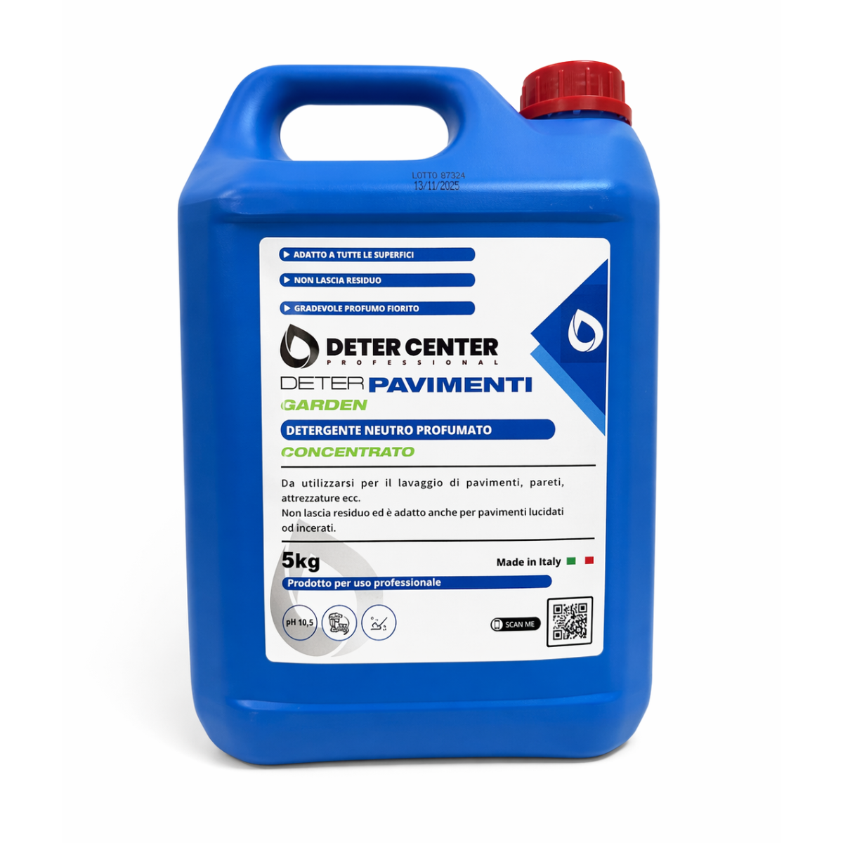 DETER PAVIMENTI GARDEN – Detergente Profumato per Pavimenti e Superfici