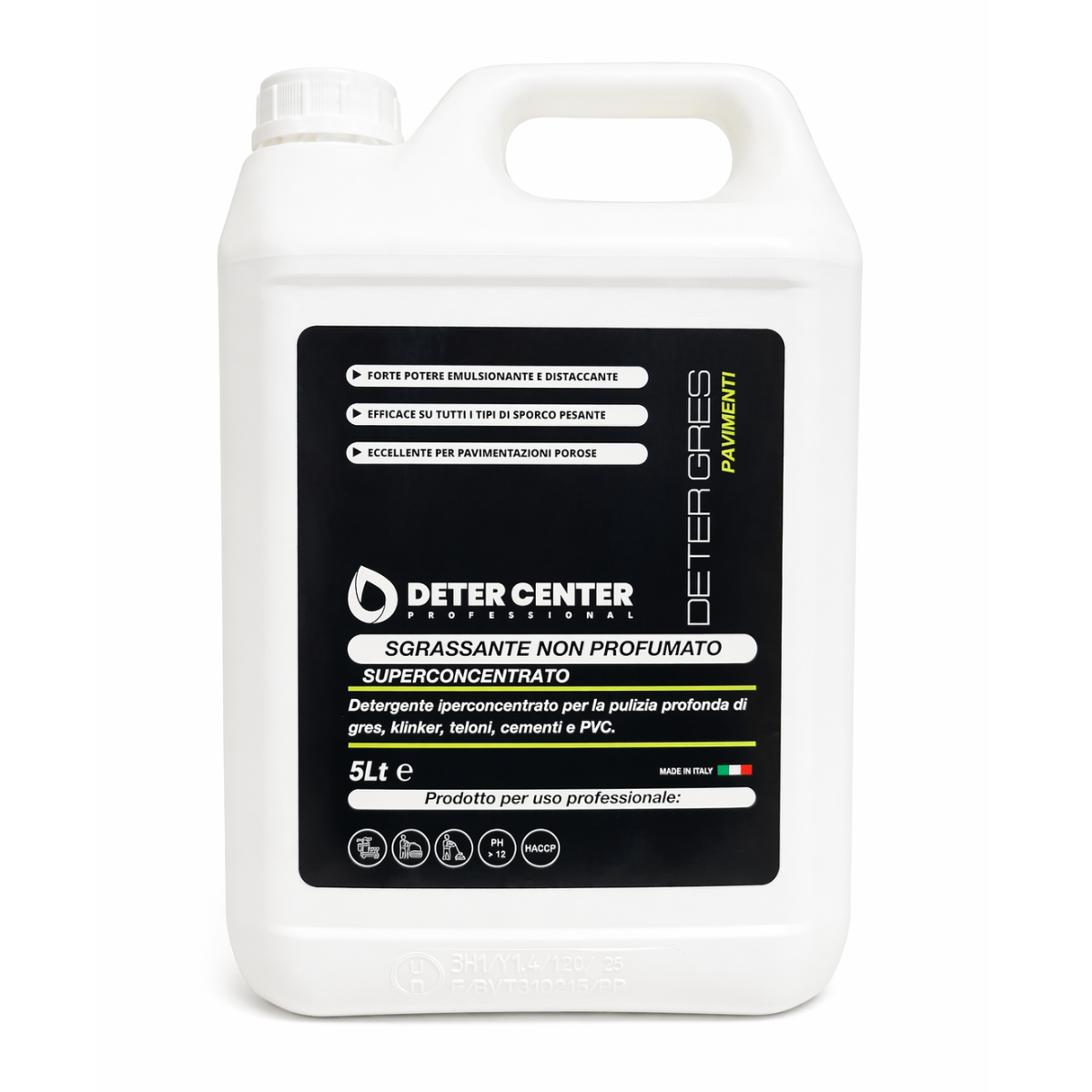 DETER GRES – Sgrassante Superconcentrato per Pavimenti