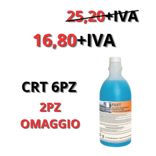 Fast – Sgrassante Pronto Uso a Veloce Evaporazione SCATOLA 6PZ