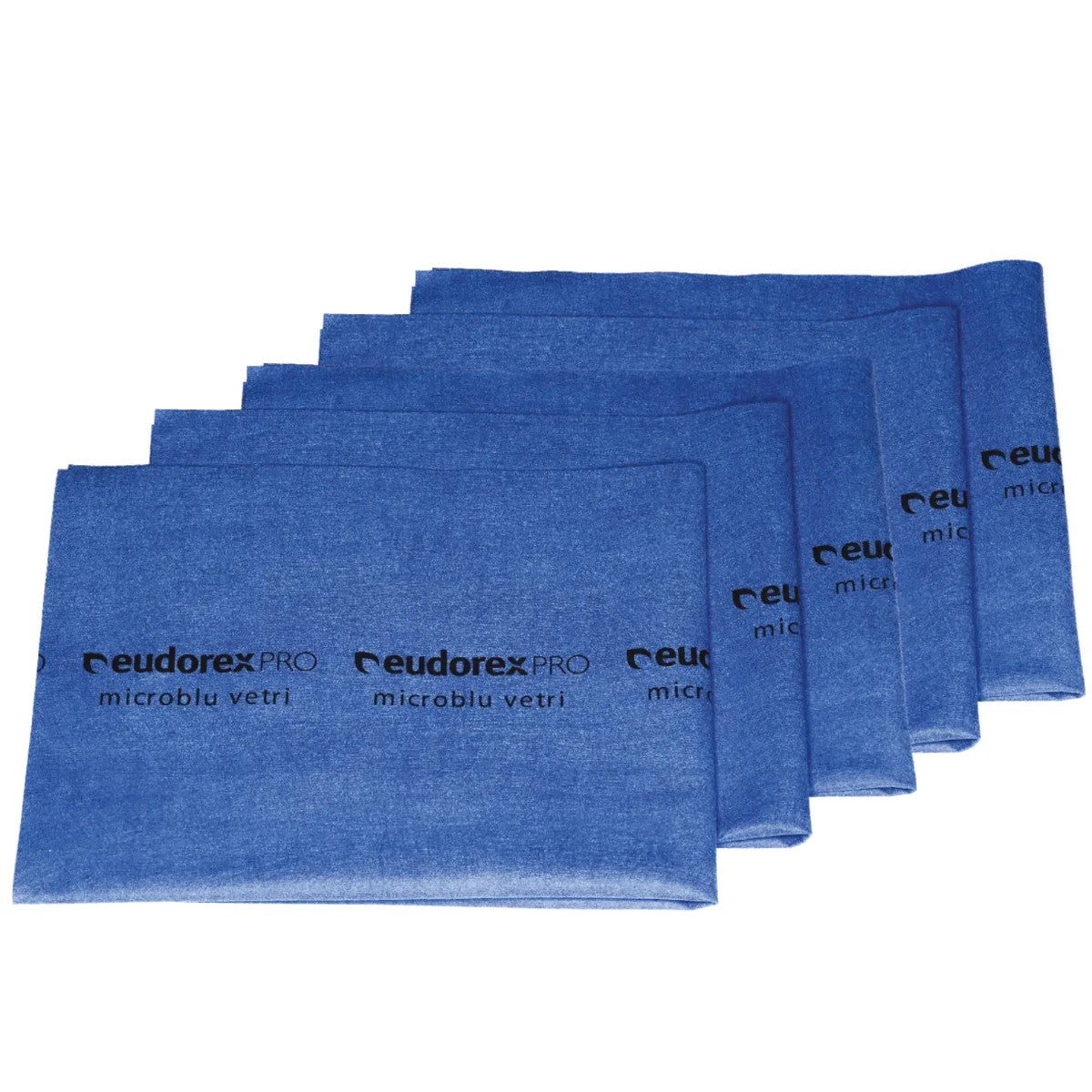 MICROBLU VETRI – Panno Professionale in Ultramicrofibra per Vetri e Superfici Riflettenti