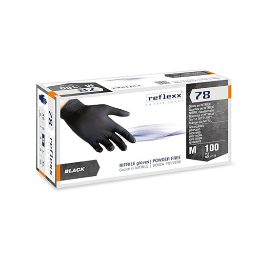 Reflexx 78 Nero – Guanto in Nitrile Best Value
