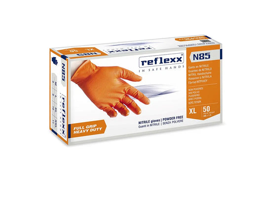 Reflexx N85 – Guanto in Nitrile Full Grip Heavy Duty